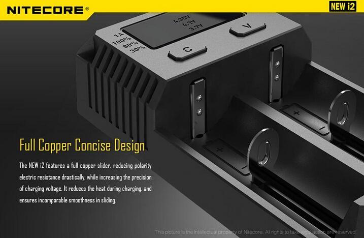 Nitecore New i2 Battery Charger with LED Display Charging Flashlight Battery Charger Nitecore 