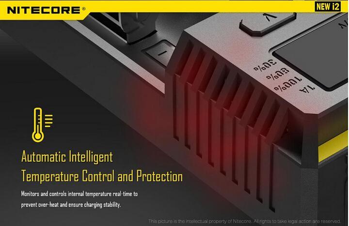 Nitecore New i2 Battery Charger with LED Display Charging Flashlight Battery Charger Nitecore 