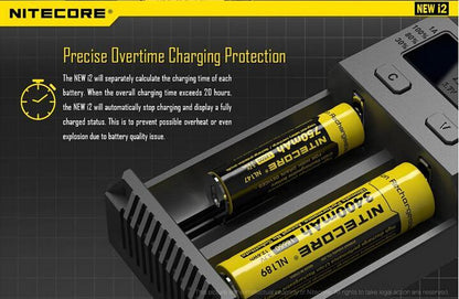 Nitecore New i2 Battery Charger with LED Display Charging Flashlight Battery Charger Nitecore 
