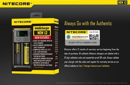 Nitecore New i2 Battery Charger with LED Display Charging Flashlight Battery Charger Nitecore 