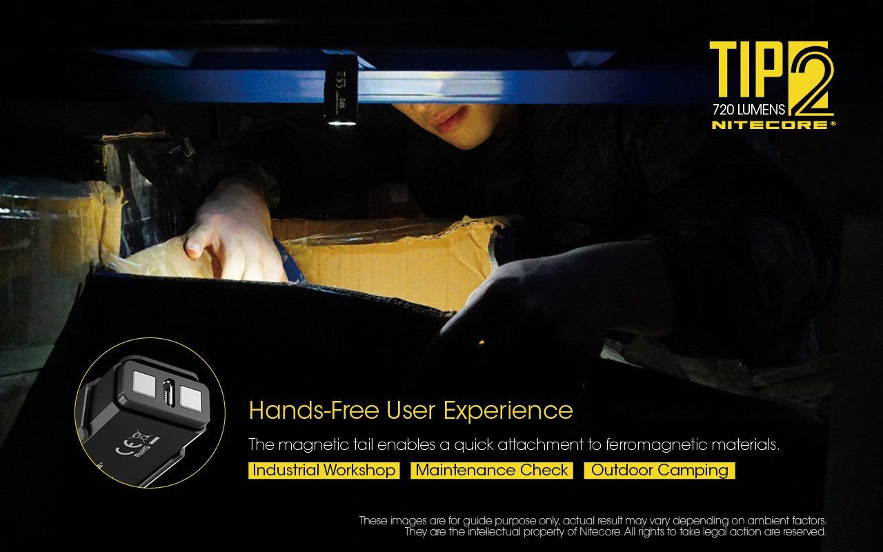 Nitecore Tip2 720 Lumens USB Rechargeable LED Keychain Light LED Keychain Light Nitecore 