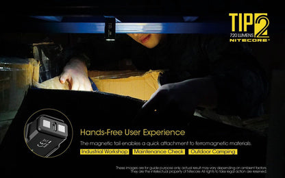 Nitecore Tip2 720 Lumens USB Rechargeable LED Keychain Light LED Keychain Light Nitecore 