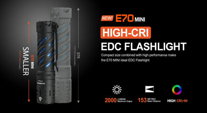 Acebeam E70 Mini EDC Flashlight Flashlight Acebeam 