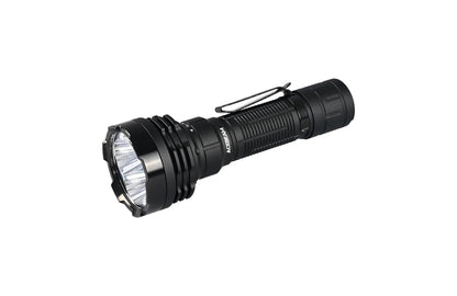 Acebeam P18 quad-core rechargeable tactical LED flashlight with 5000 lumens brightness for law enforcement and outdoor use