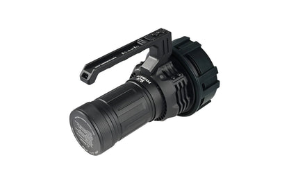 Acebeam X75 brightest rechargeable LED flashlight with 80,000 lumens brightness and built-in power bank for search and outdoor use