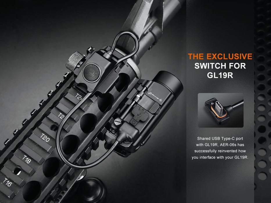 AER-06s Tactical remote pressure switch (for GL19R) Flashlight Accessories Fenix 