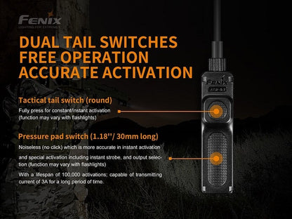 FENIX AER-03 V2.0 TACTICAL REMOTE PRESSURE SWITCH Flashlight Accessories Fenix 