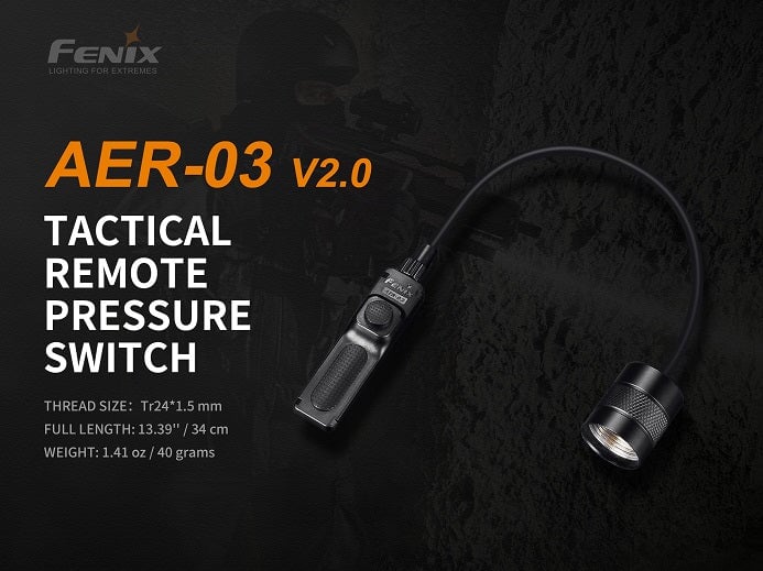 FENIX AER-03 V2.0 TACTICAL REMOTE PRESSURE SWITCH Flashlight Accessories Fenix 