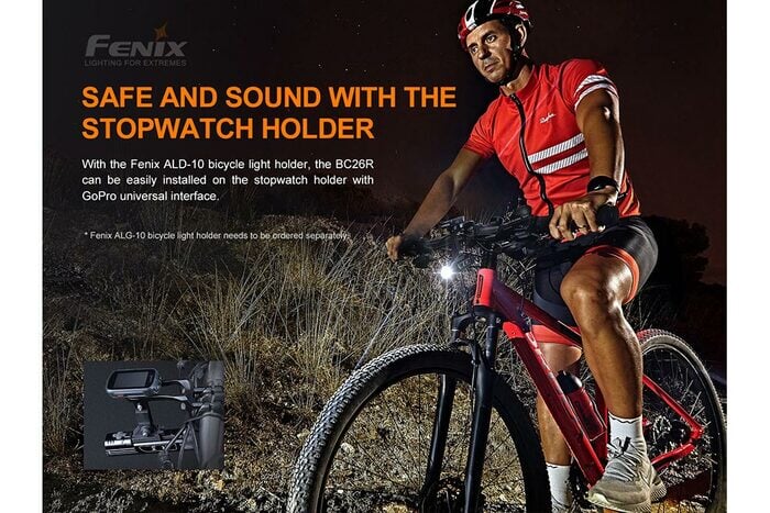 Fenix BC26R 1600 Lumens Rechargeable Bike Light Bike light Fenix 