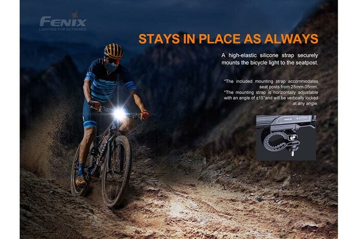 Fenix BC26R 1600 Lumens Rechargeable Bike Light Bike light Fenix 