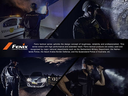 Fenix GL06-365 compact pistol-mounted tactical LED light with 600 lumens brightness for defense, law enforcement, and duty applications