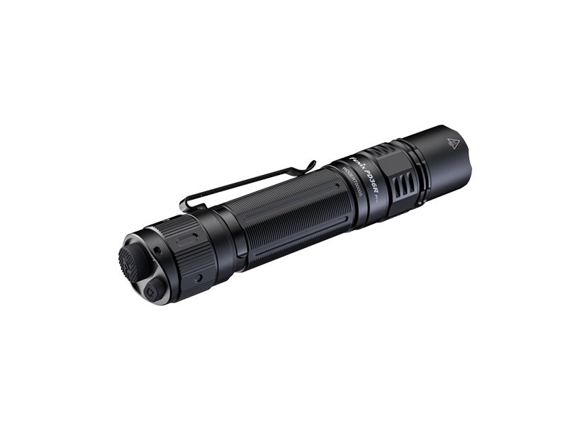 Fenix PD36R Pro heavy-duty rechargeable tactical LED flashlight with 2800 lumens brightness for law enforcement and outdoor lighting