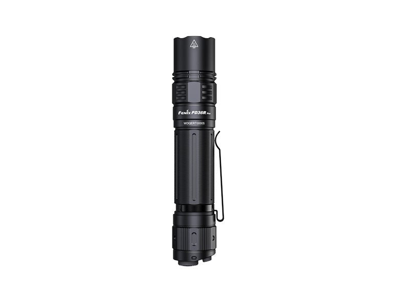 Fenix PD36R Pro heavy-duty rechargeable tactical LED flashlight with 2800 lumens brightness for law enforcement and outdoor lighting