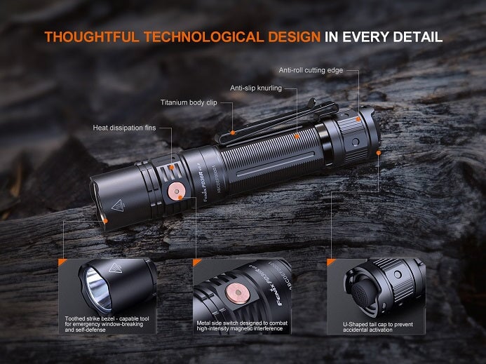 FENIX PD36R V2.0 COMPACT RECHARGEABLE TACTICAL FLASHLIGHT Flashlight Fenix 