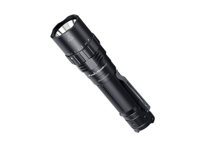 Fenix PD40R V3.0 rechargeable flashlight with 3000 lumens brightness and rotary switch control for tactical and professional lighting