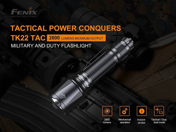 Fenix TK22Tac 2800 Lumen Tactical Flashlight Flashlight Fenix 