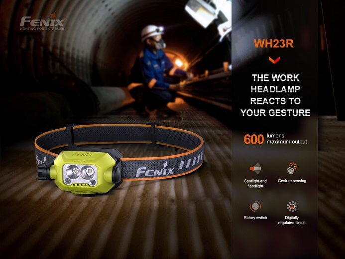 Fenix WH23R Smart Induction Headlamp Headlamp Fenix 