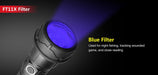 Klarus FT11X High Elastic Silicone Frame Flashlight Filter (BLUE) Filter Klarus 