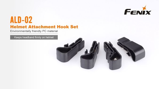 Fenix ALD-02, Helmet Attachment Hook Set Flashlight Accessories Fenix 