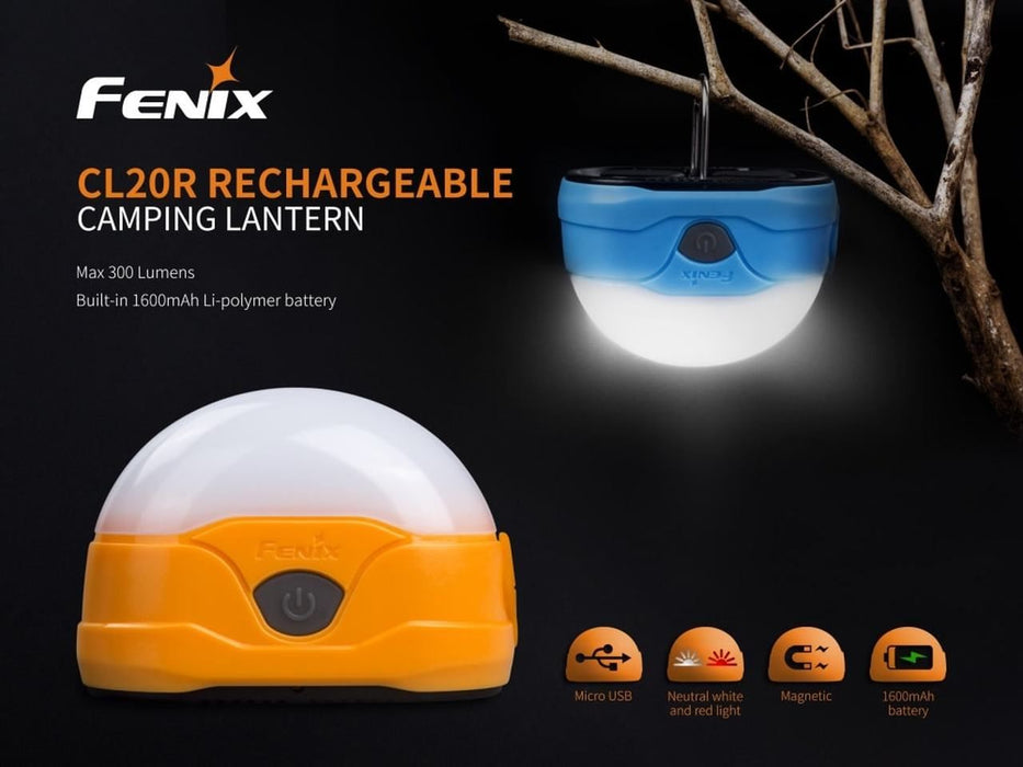 Fenix CL20R LED Rechargeable Camping Lantern - Blue Camping Lantern Fenix 