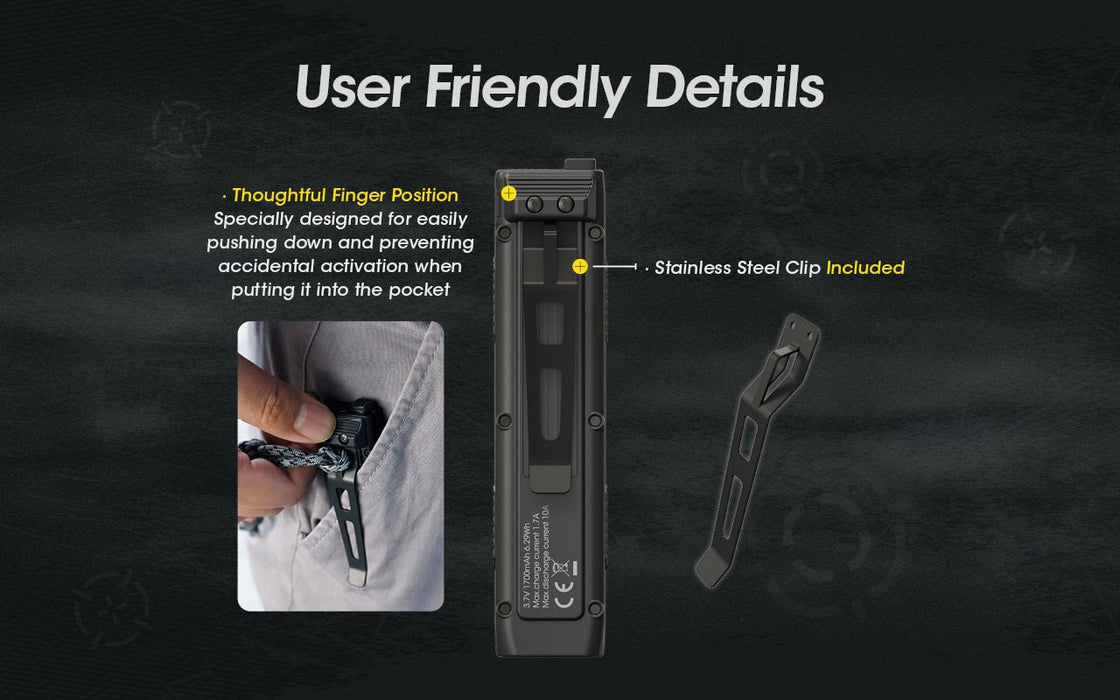 Nitecore EDC27 Ultra Slim High Performance EDC Flashlight Flashlight Nitecore 