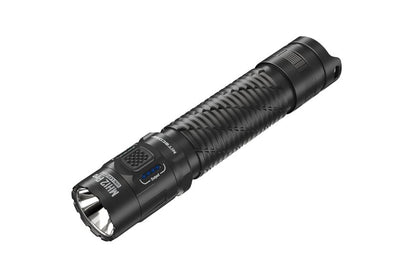 Nitecore MH12 Pro USB-C rechargeable tactical LED flashlight with 3300 lumens brightness for law enforcement, duty, and outdoor lighting