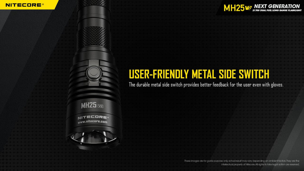 Nitecore MH25 V2 USB-C Rechargeable Flashlight Flashlight Nitecore 