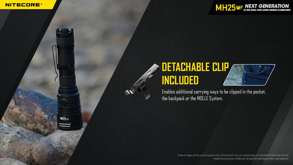 Nitecore MH25 V2 USB-C Rechargeable Flashlight Flashlight Nitecore 