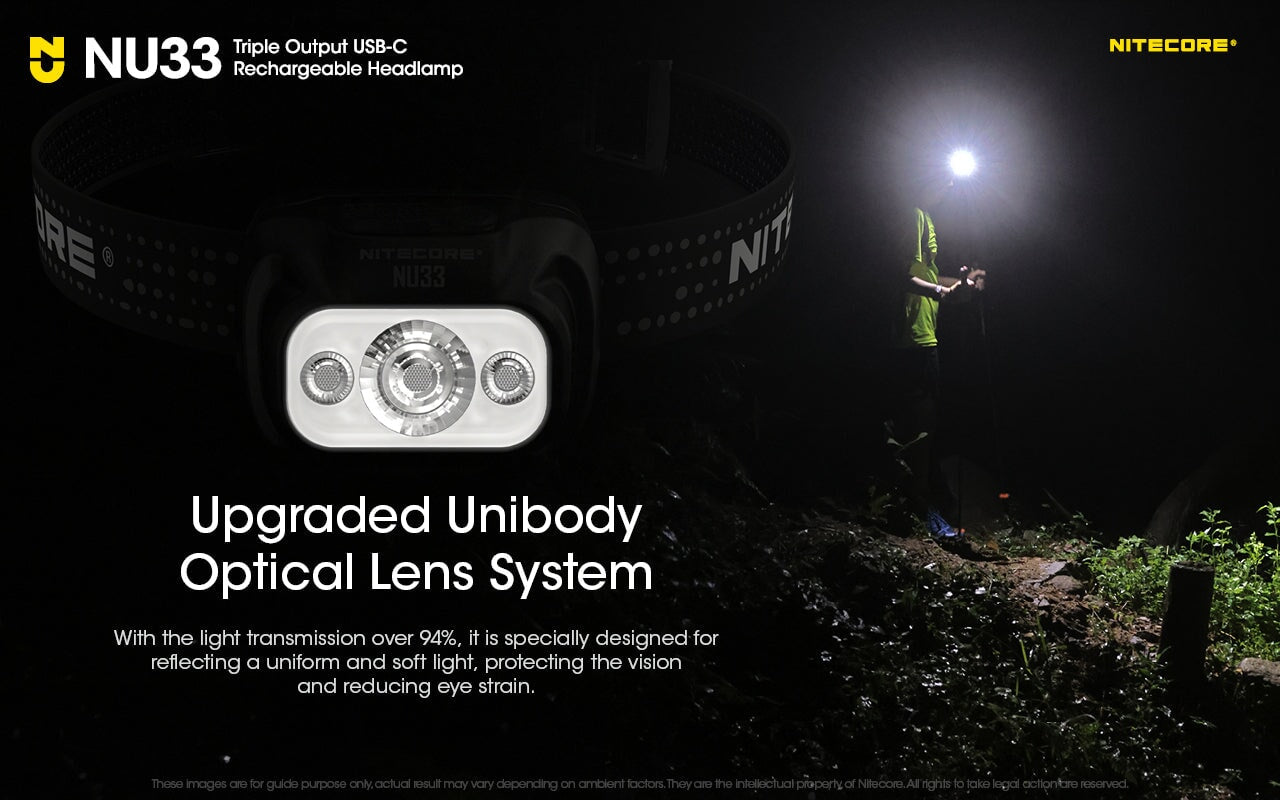 Nitecore NU33 Triple Output USB-C Rechargeable Headlamp Headlamp Nitecore 