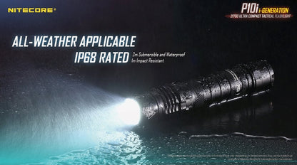 Nitecore P10i 1800 Lumens Ultra Compact Tactical Flashlight - Discontinued Flashlight Nitecore 