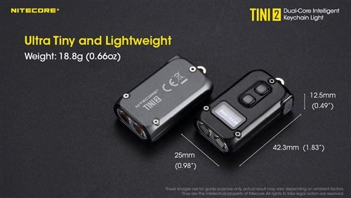 Nitecore Tini 2 500 Lumen Rechargeable Keychain Flashlight KEYCHAIN FLASHLIGHT Nitecore 