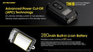Nitecore Tini 2 500 Lumen Rechargeable Keychain Flashlight KEYCHAIN FLASHLIGHT Nitecore 