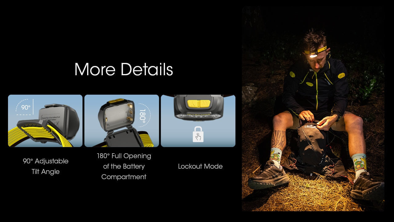 Nitecore UT27 Rechargeable Running Headlamp - 800 lumens Headlamp NItecore 