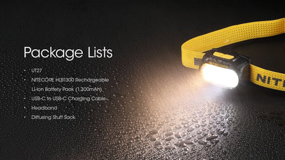 Nitecore UT27 Rechargeable Running Headlamp - 800 lumens Headlamp NItecore 