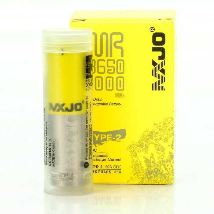 MXJO IMR 18650 3000mAh Battery - Discontinued Rechargeable Battery MXJO 